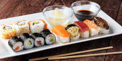 Ochutnávka sushi